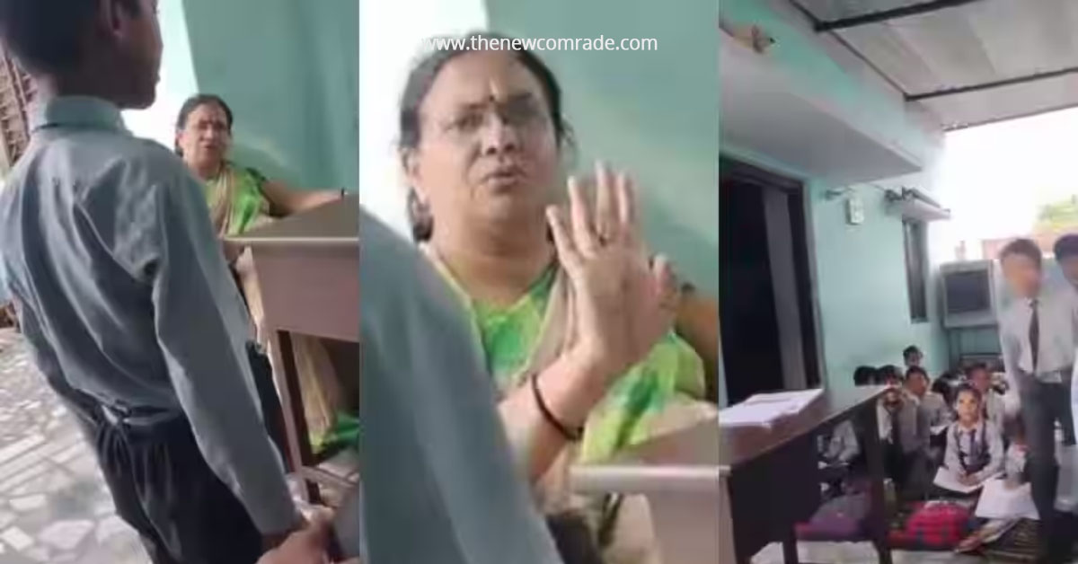 ‘Slap him harder’: Indian teacher instigates Hindu students to slap their Muslim classmate